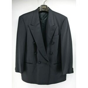 Hugo‎ Boss Super 100 Wool Satin Trim Jacket TUXEDO Suit 42R
